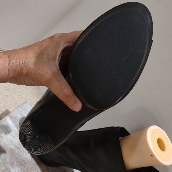 👍  B Makowsky Funky Vintage Leather Heels Dancer S&M 5" Heel  Size 10 M  A11 - Picture 4 of 8